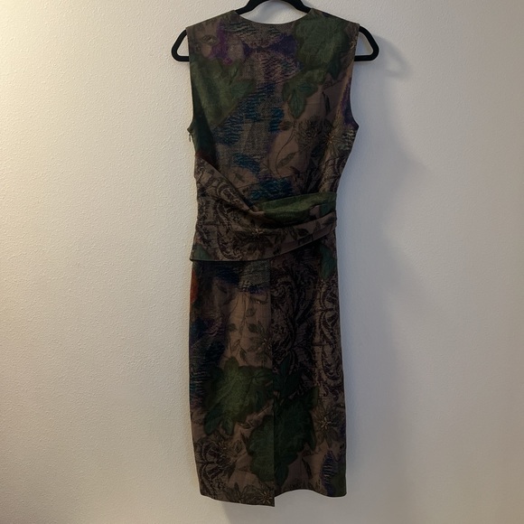 MADE IN ITALY lightweight wool knit midi dress w a modern whimsygoth vibe - Picture 2 of 6